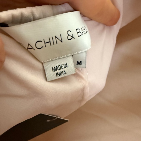 NWT Sachin & Babi Melanie Flutter Sleeve Mini Dress in Soft Pink - M - Picture 9 of 11